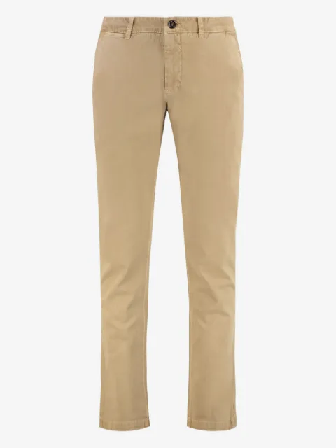 Moorer button-fastening trousers