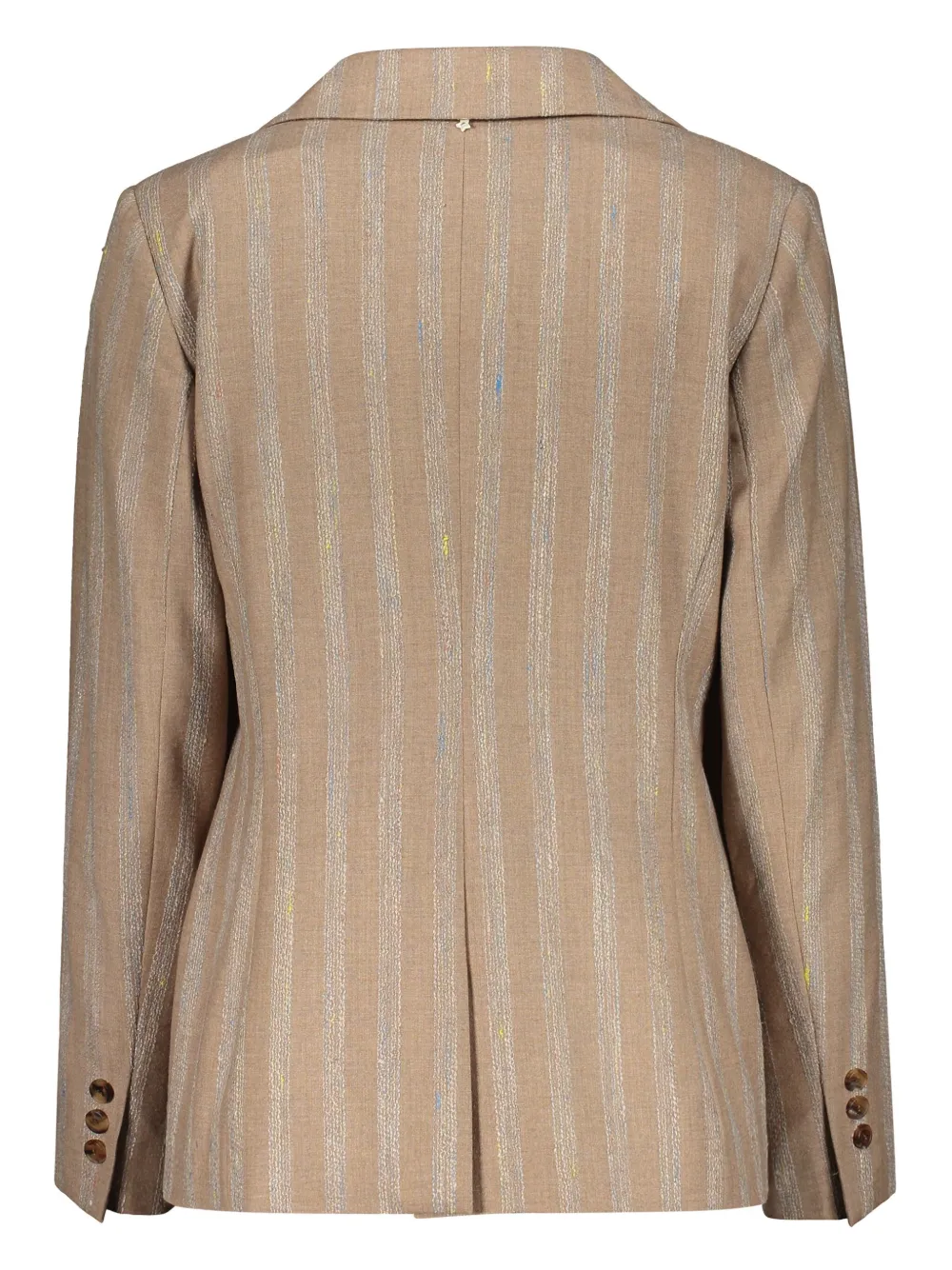 Lorena Antoniazzi Gestreepte blazer Beige