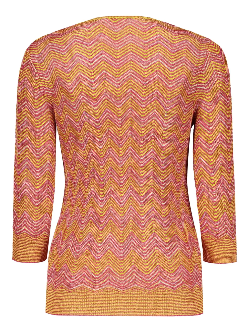 Missoni Trui met zigzag patroon Geel