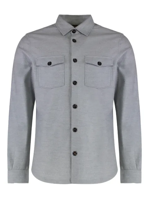 Moorer chest-pocket shirt