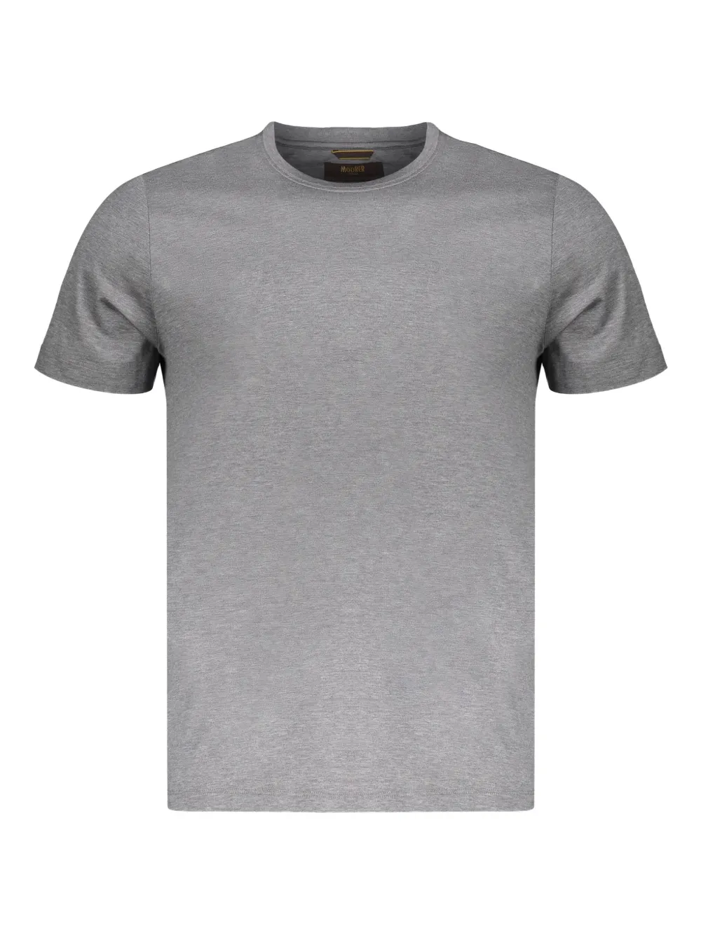 Moorer Grey Mens T-shirt In Lightweight Fabric In Gray