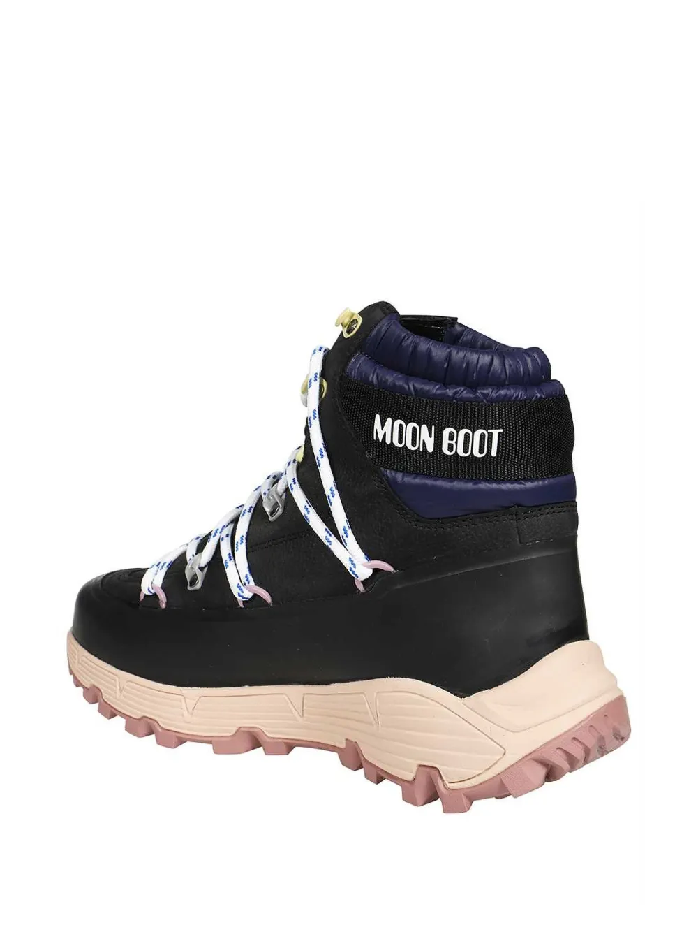 Moon Boot lace-up ankle boots Black