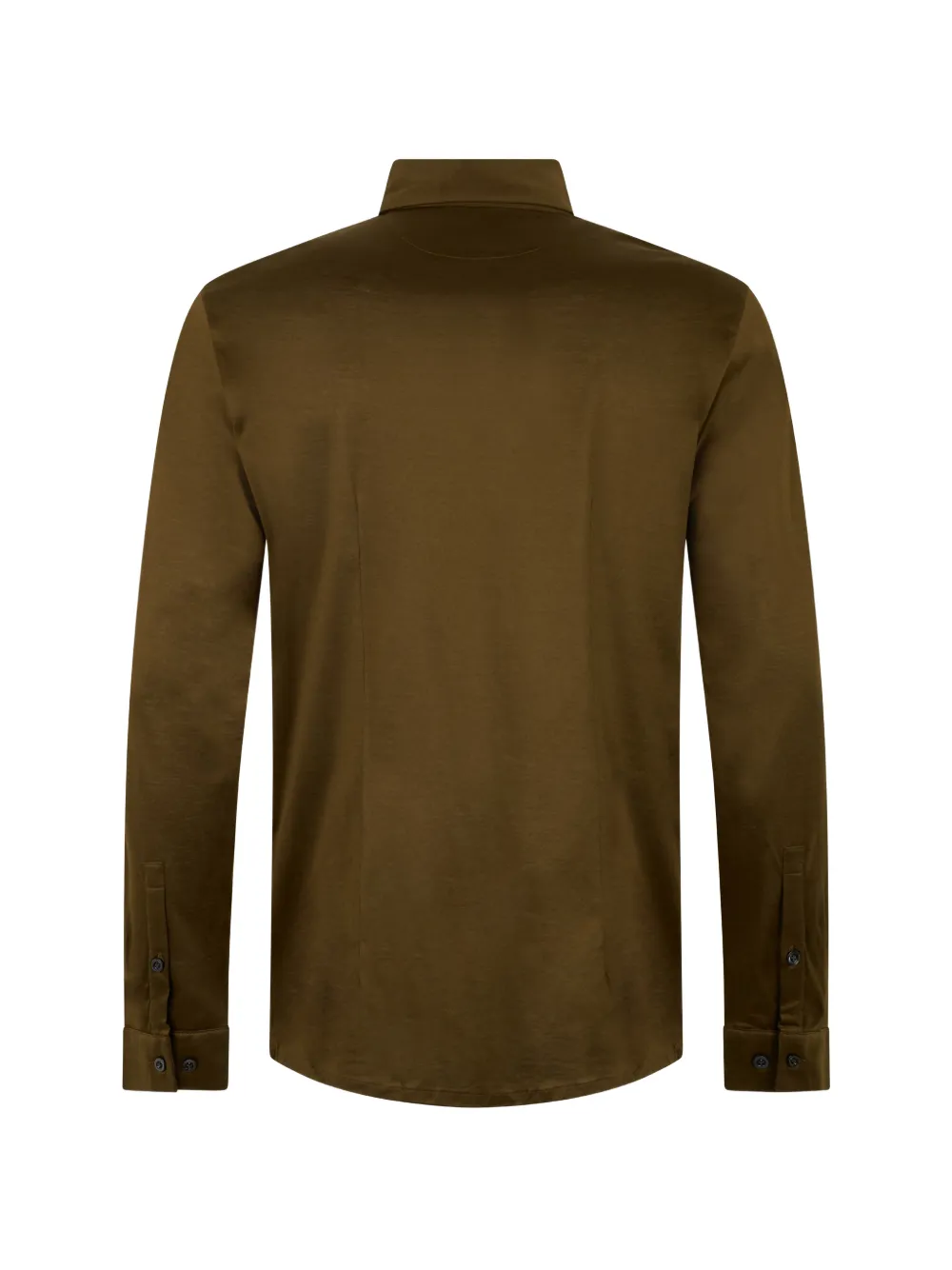 Moorer Long-sleeve Button-up Shirt in Brown, view 2