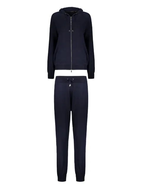 Moorer drawstring-waistband zip-front tracksuit