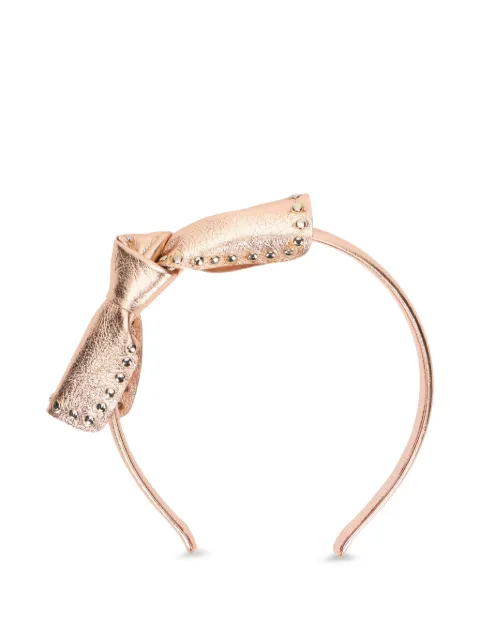 RED(V) bow studded headband