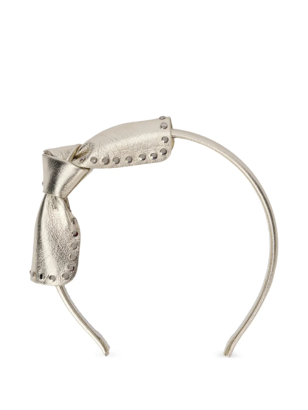 RED(V) Haarband met strik en studs Goud
