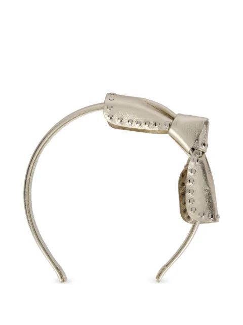 RED(V) bow studded headband