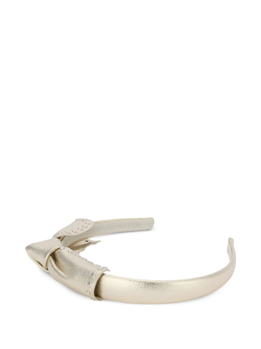 RED(V) Haarband met strik en studs Goud