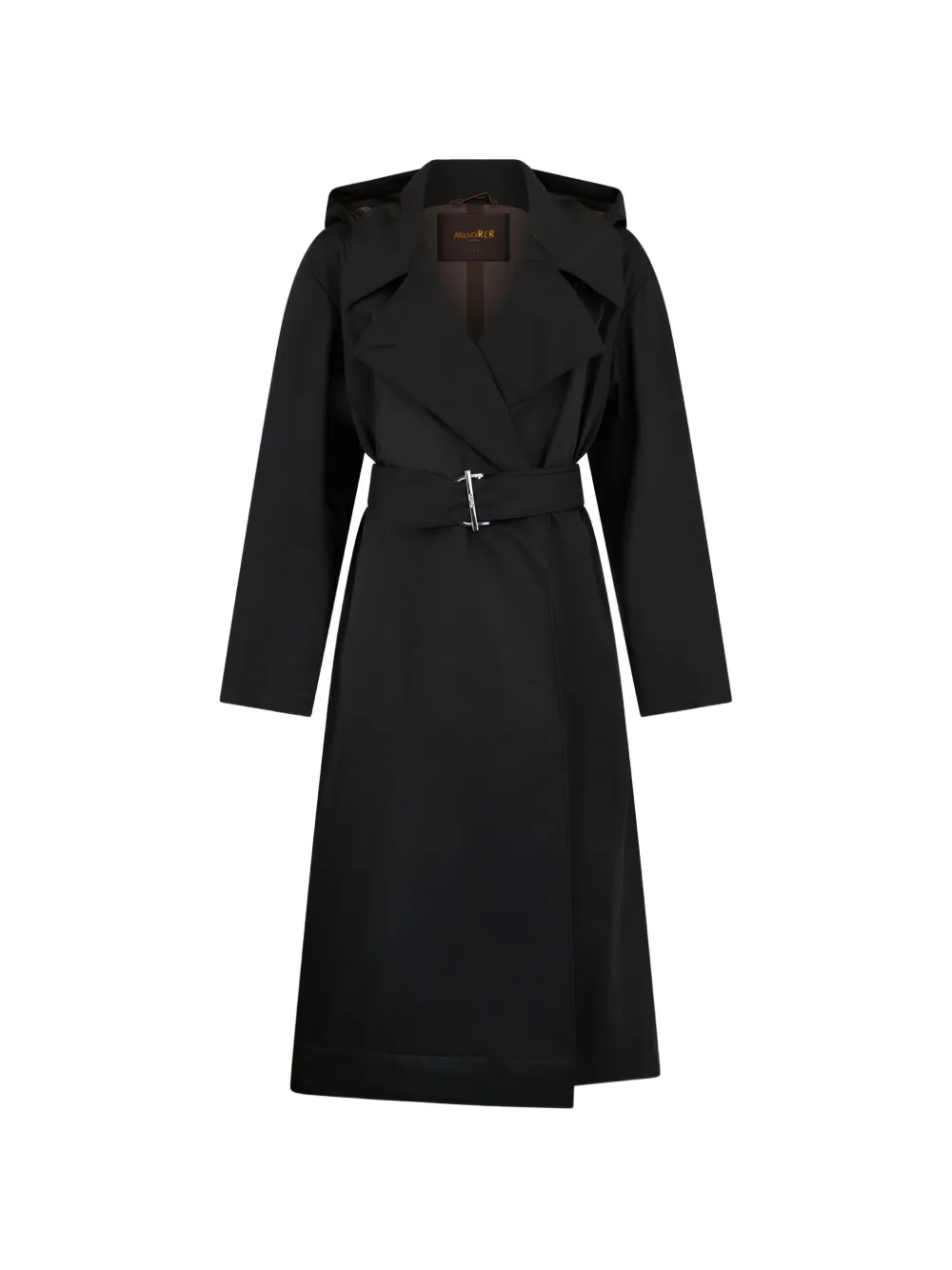 Moorer Cappotto con cappuccio - Nero