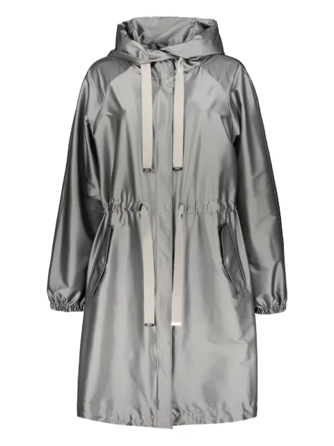 Herno parka con acabado satinado
