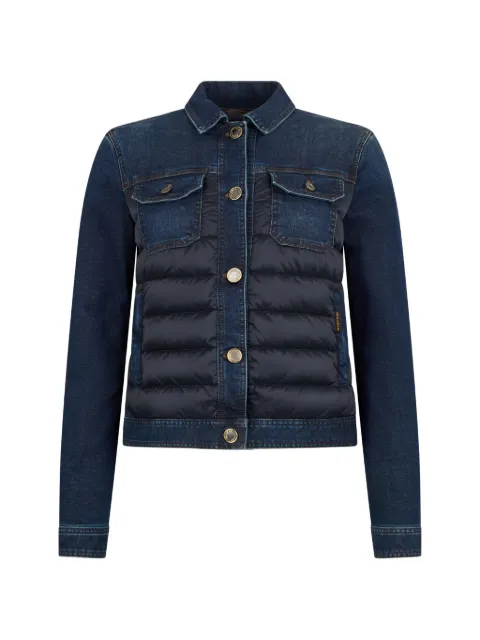 Moorer quilted denim jacket