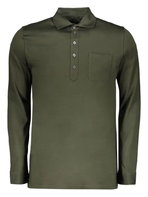 Moorer cotton polo shirt
