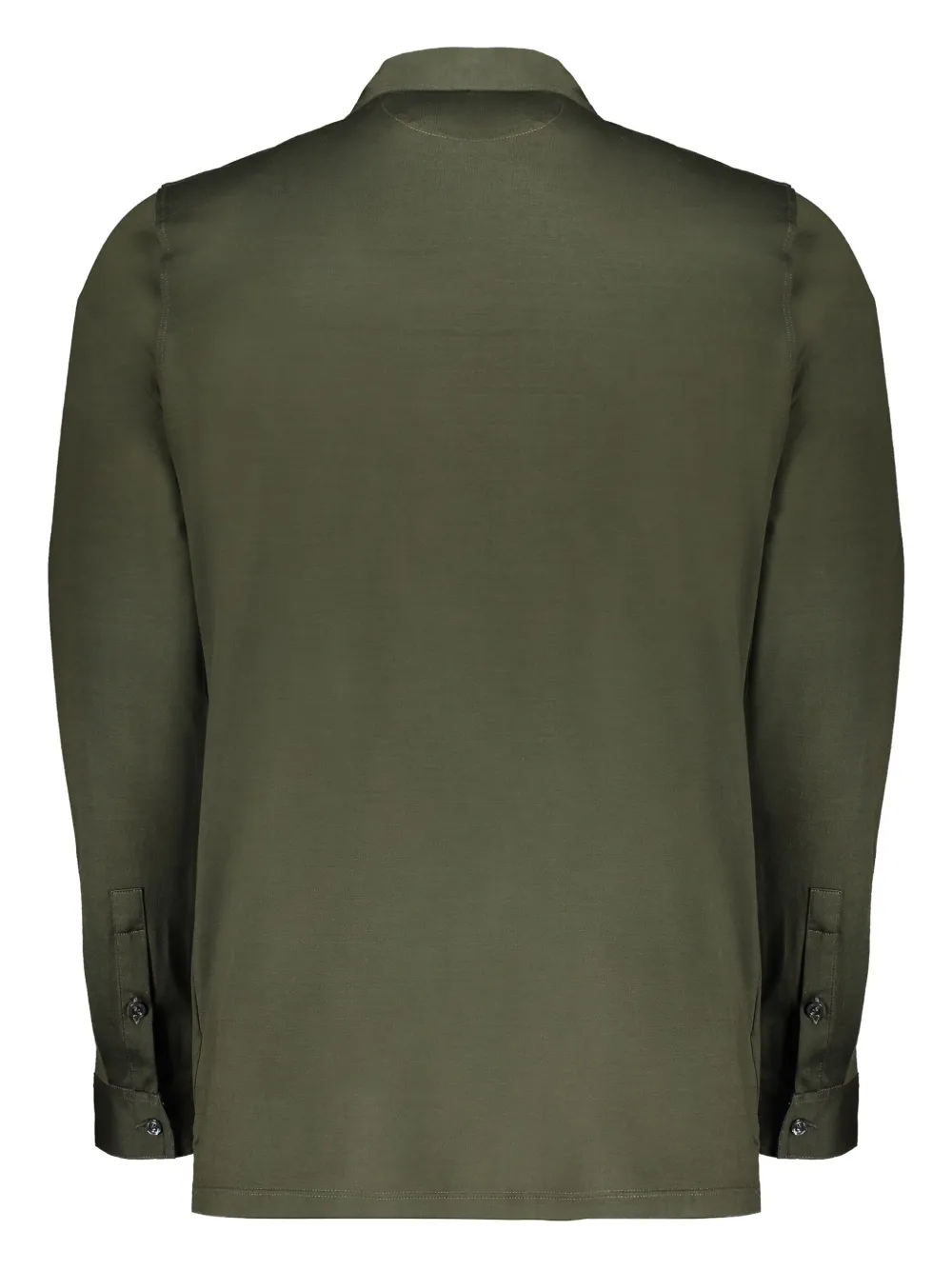 Moorer cotton polo shirt - Groen