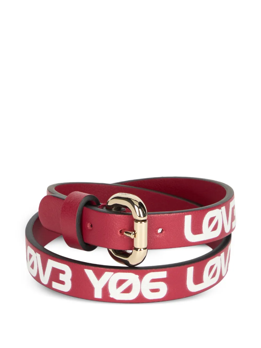 RED(V) buckle bracelet - Oro