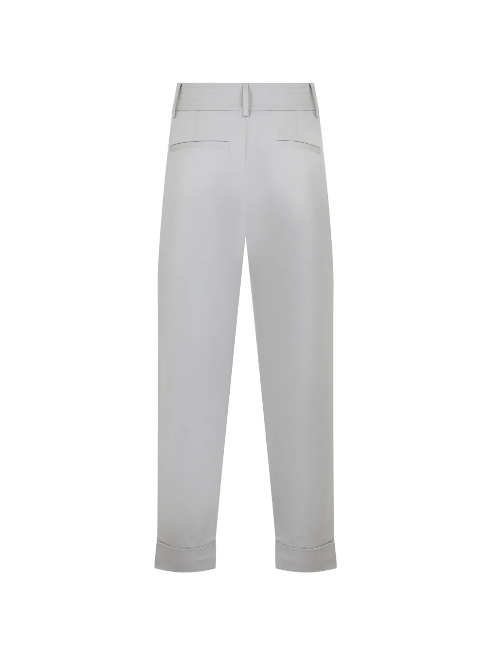 Moorer Sabrina Turn-up Trousers in Grey, view 2