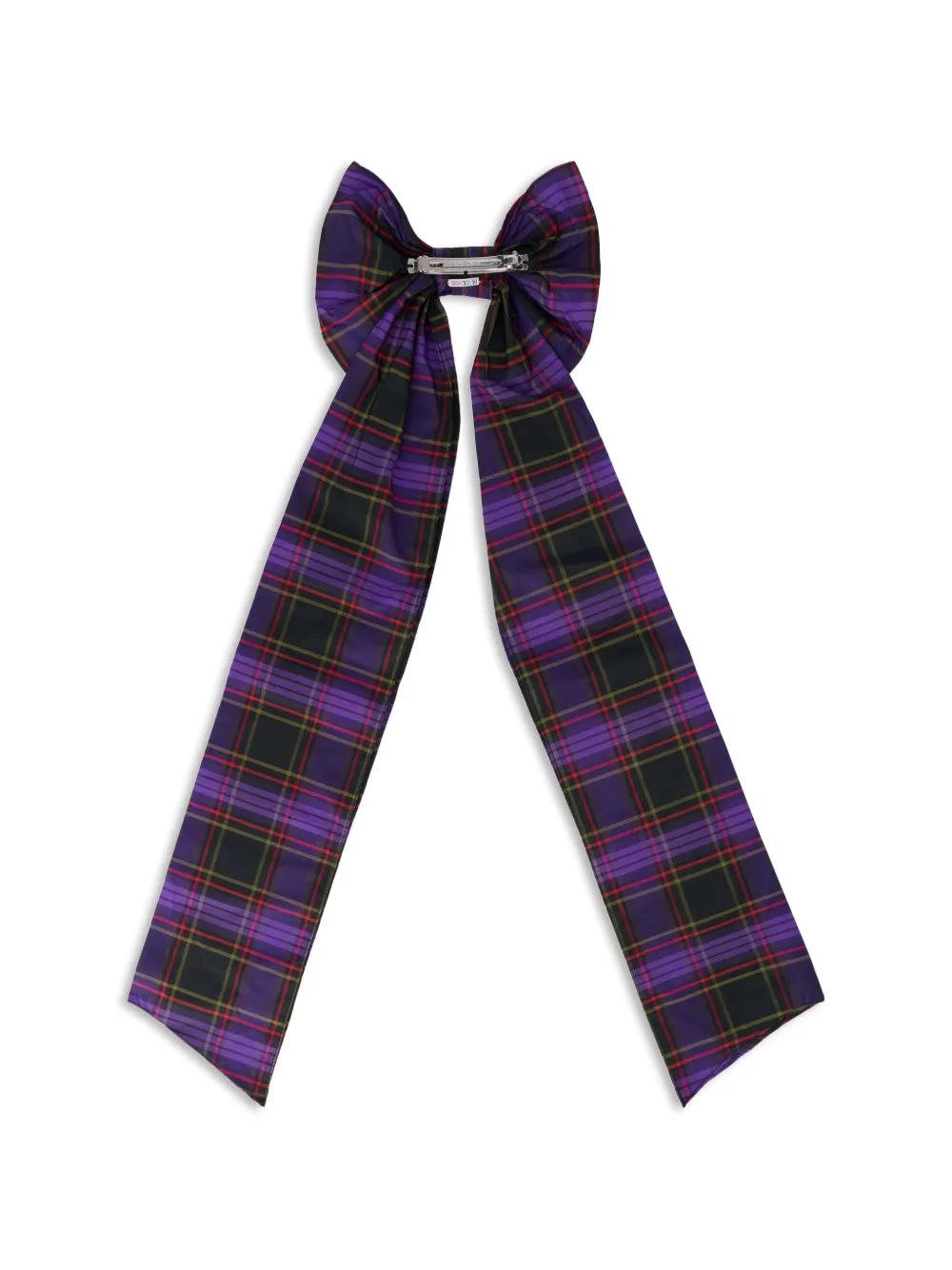 RED(V) Haarspeld met tartan ruit Paars