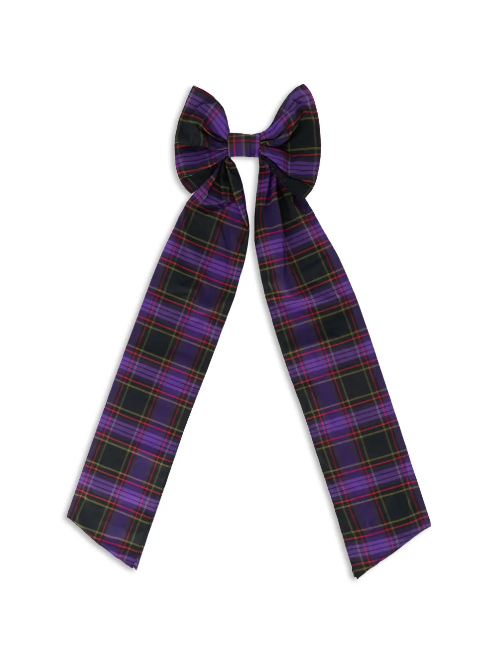 RED(V) tartan bow hair accessory - Viola