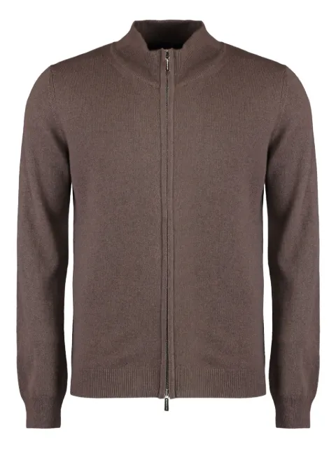 Moorer Urbino zip-up cashmere cardigan