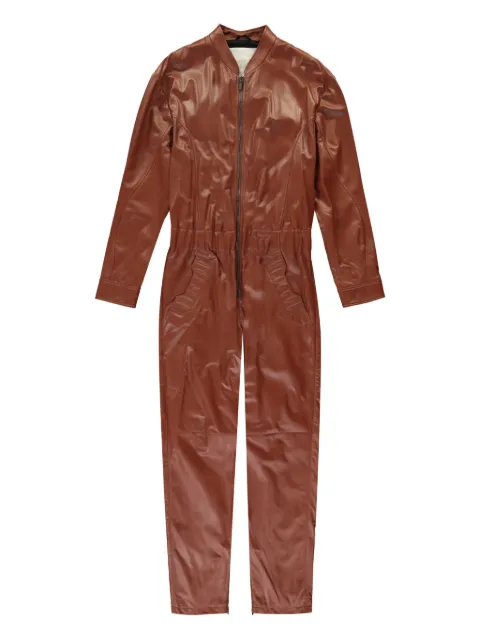 Ferrari leather jumpsuit