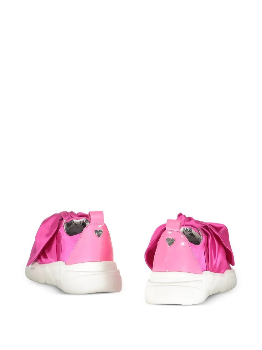 Moschino bow-detail slip-on sneakers Pink