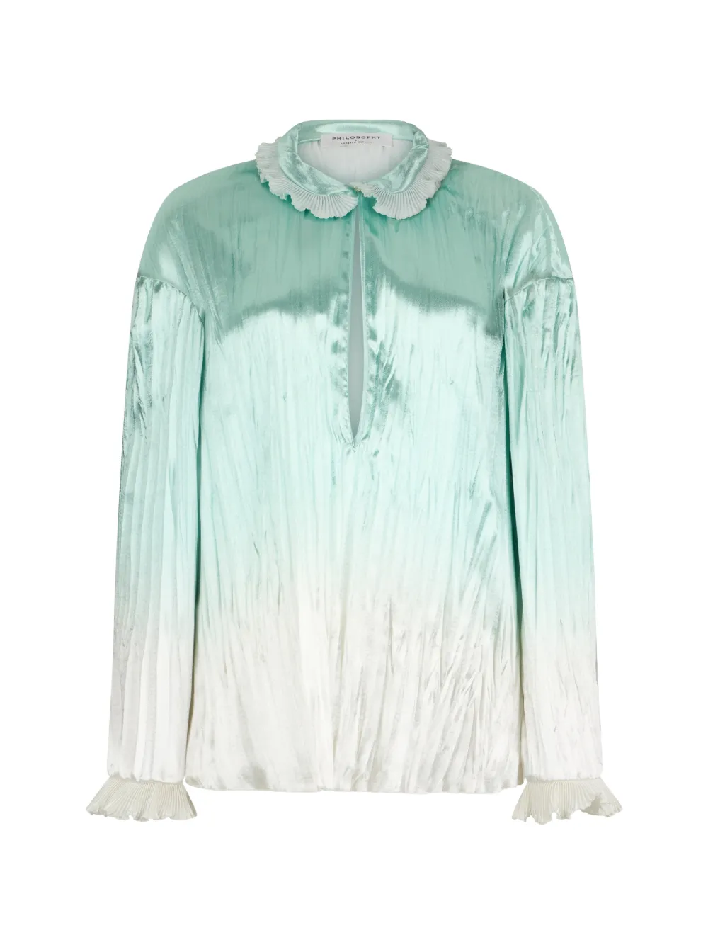 Philosophy Di Lorenzo Serafini ruffled-detail blouse - Verde