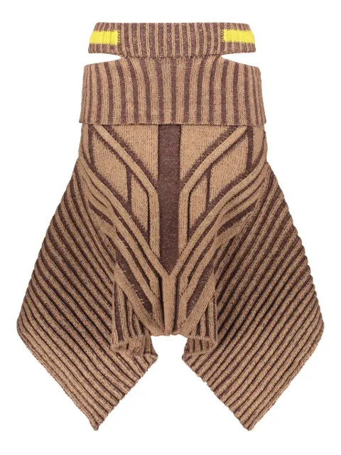 Paolina Russo wool-blend skirt