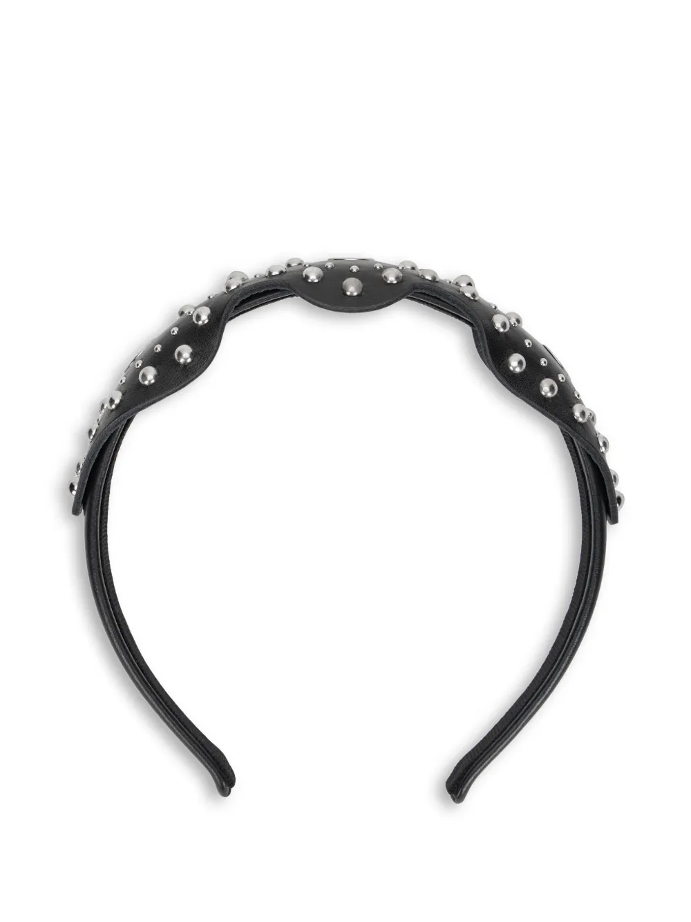 RED(V) studded headband - Nero