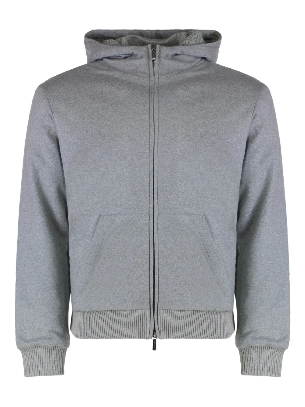 Moorer Ryan-JT zip-up hoodie | Grey | Image 1