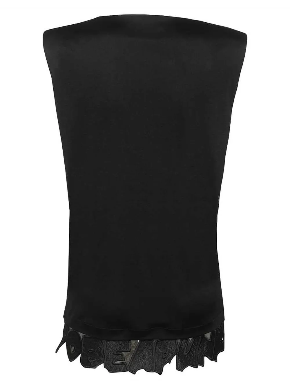 John Richmond Mouwloze top Zwart
