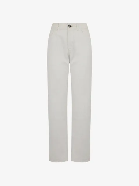 Moorer Straight-Leg-Jeans mit Logo-Patch