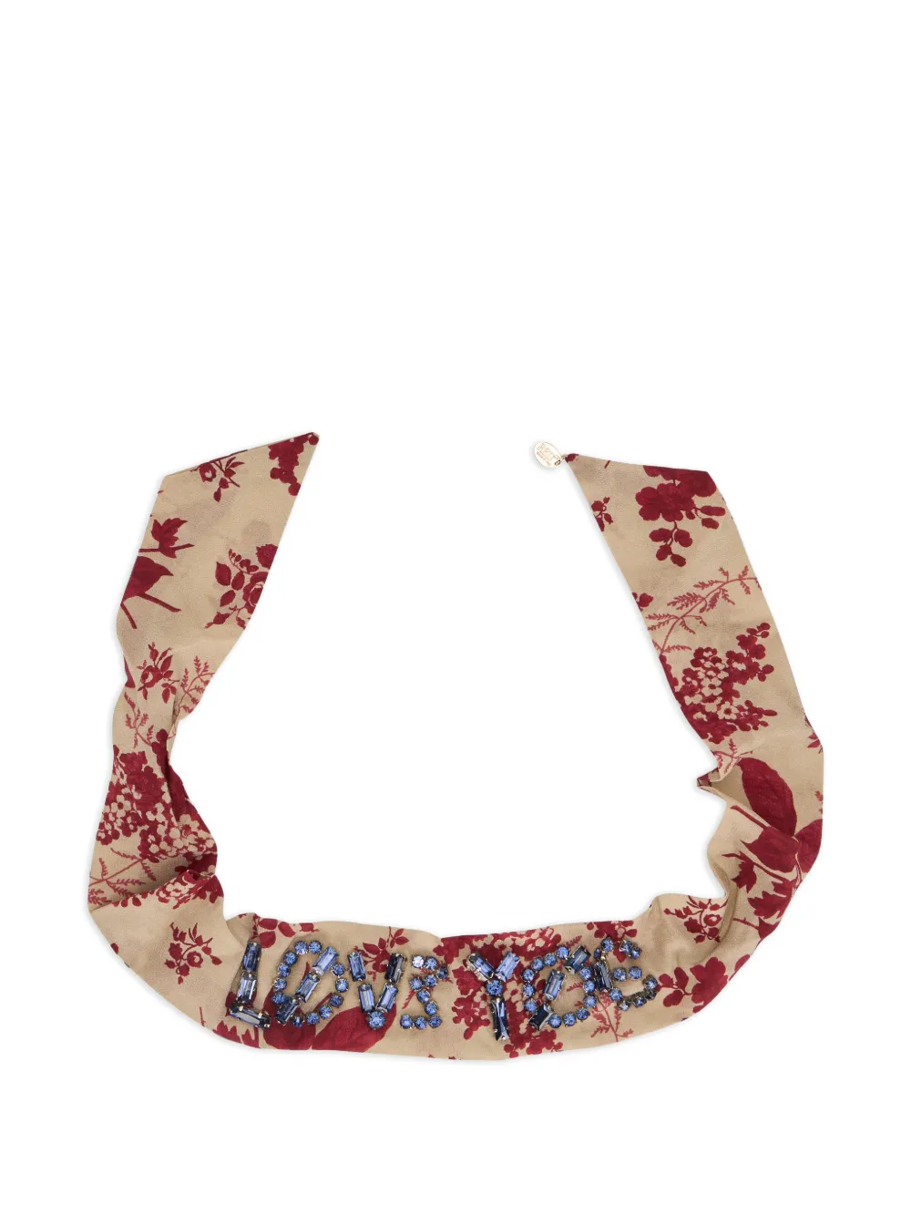 RED(V) floral embellished necklace - Toni neutri