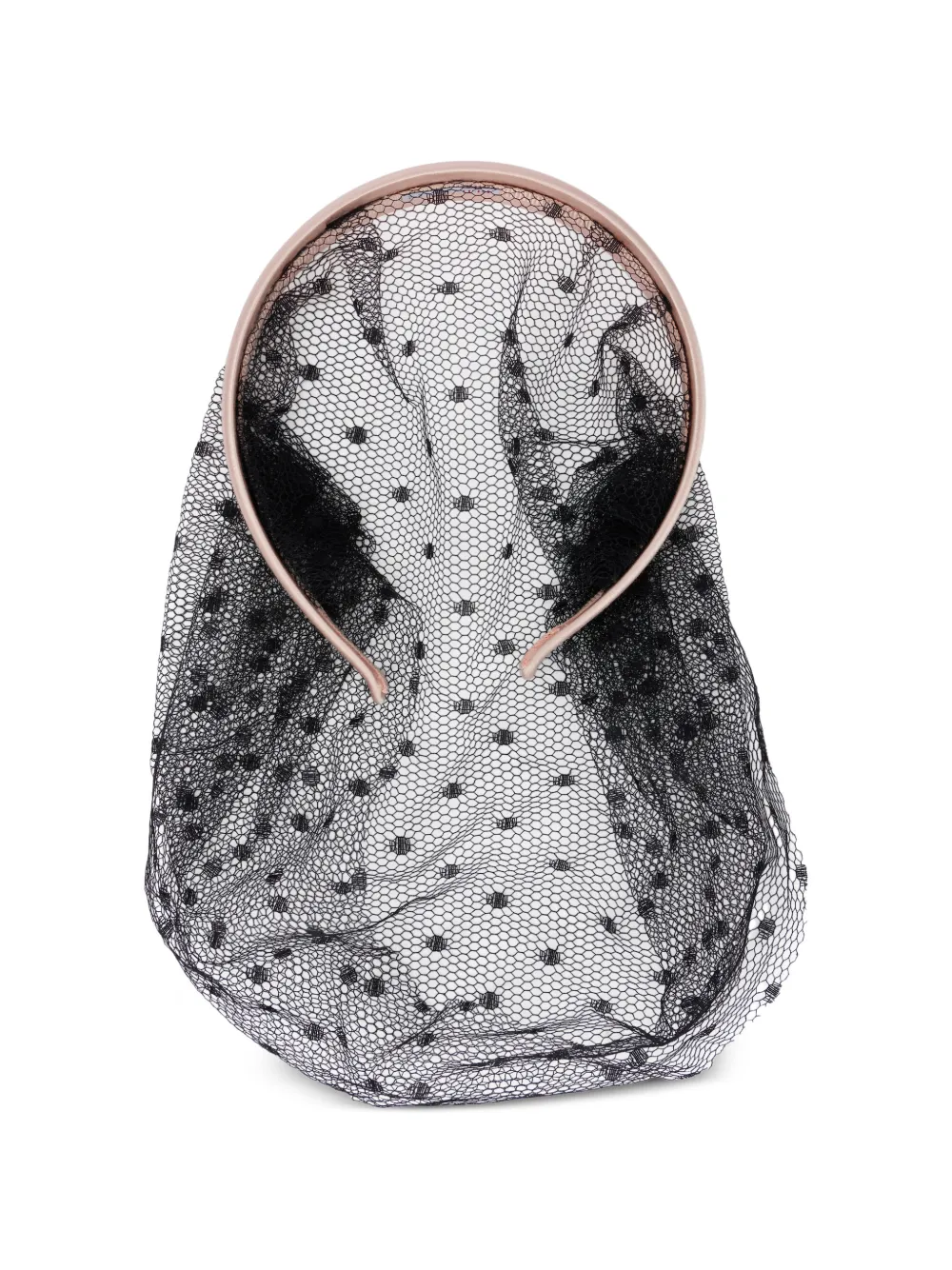 RED(V) dotted net hair accessory - Rosa