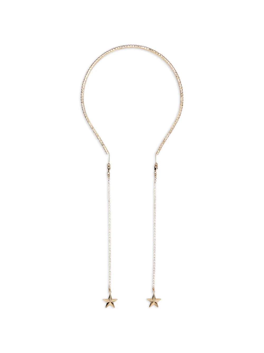 RED(V) star embellished headband - Oro
