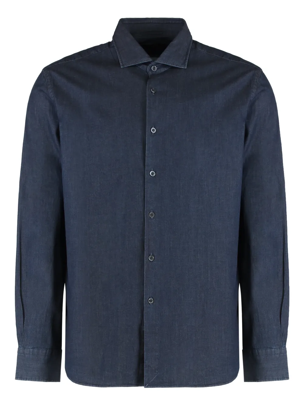 Moorer Sorrento buttoned shirt | Blue | Image 1
