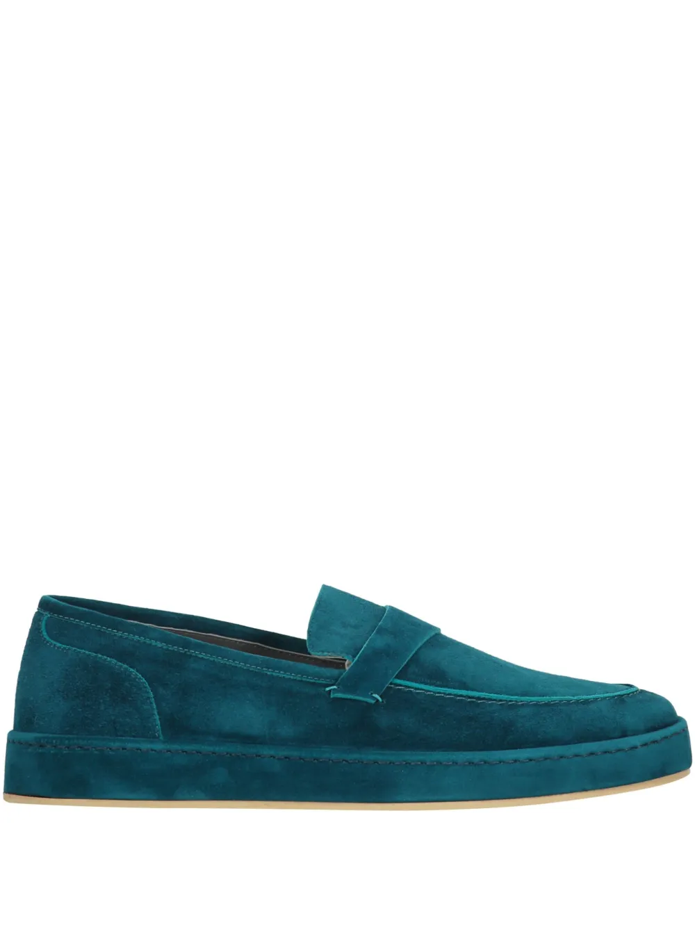 suede loafers