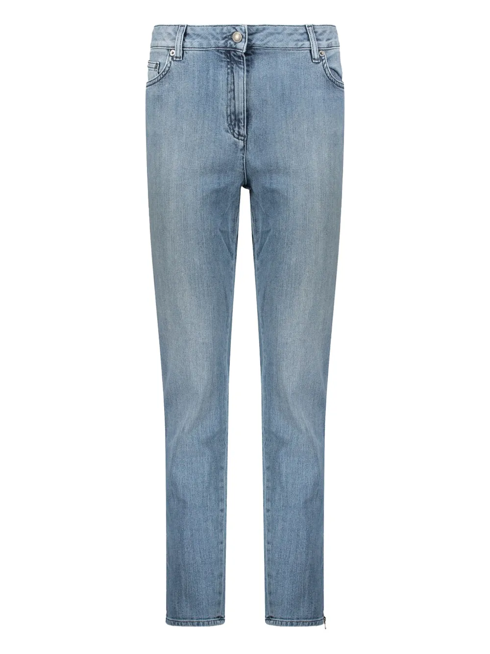 Moschino Jeans met gebleekt effect Blauw