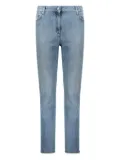 Moschino bleached-effect jeans - Blue
