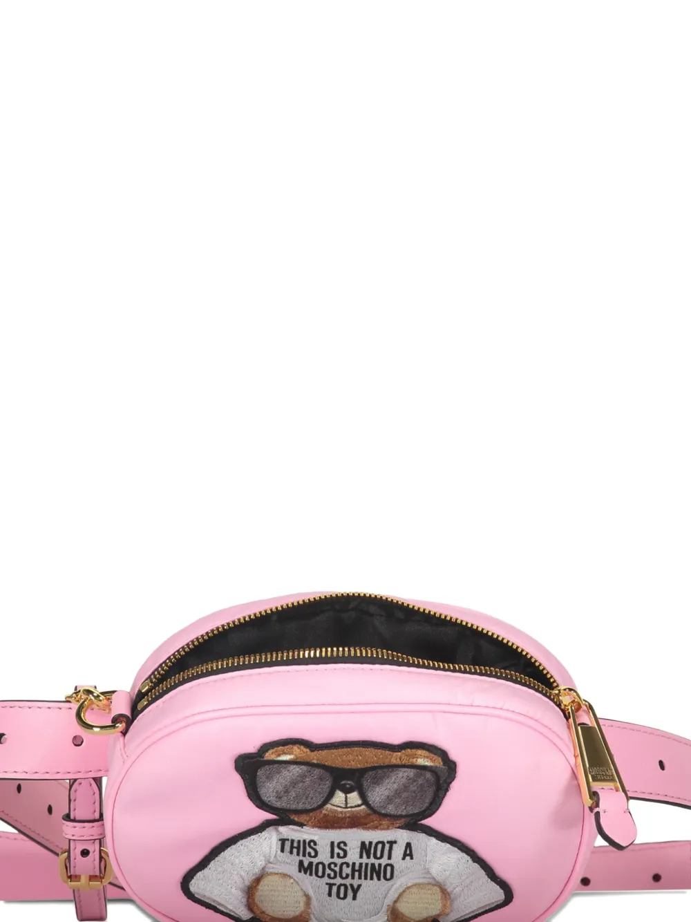 Moschino teddy bear-print belt bag Roze