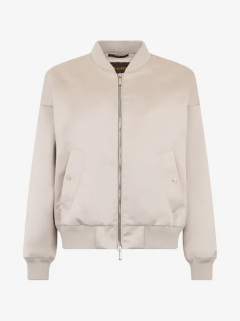 Moorer panelled bomber jacket