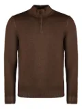 Moorer Terni half-zip sweater - Brown