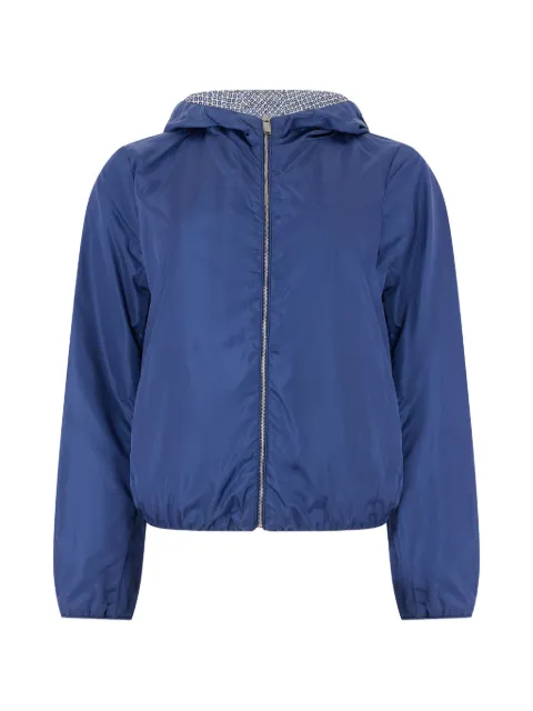Moorer Tess-Dor hooded zip-up jacket
