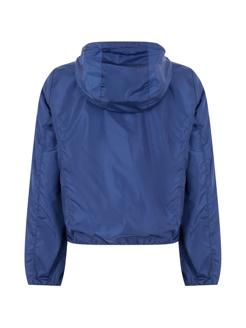 Moorer Tess-Dor jack met capuchon en rits Blauw