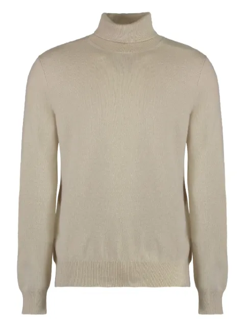 Moorer ribbed turtleneck pullover