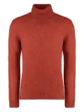 Moorer ribbed turtleneck sweater - Orange