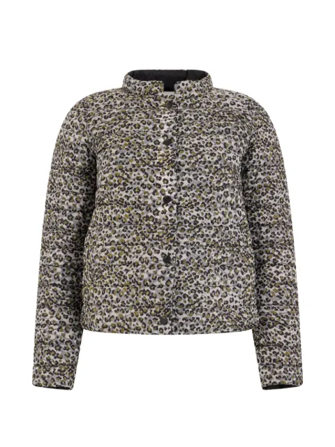 Moorer Trifoglio-Jan leopard-print quilted jacket