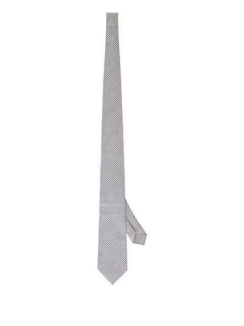 Corneliani jacquard silk tie