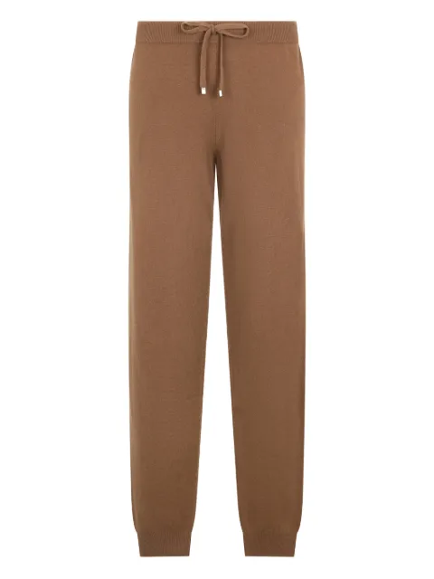 Malo drawstring-waist knitted trousers