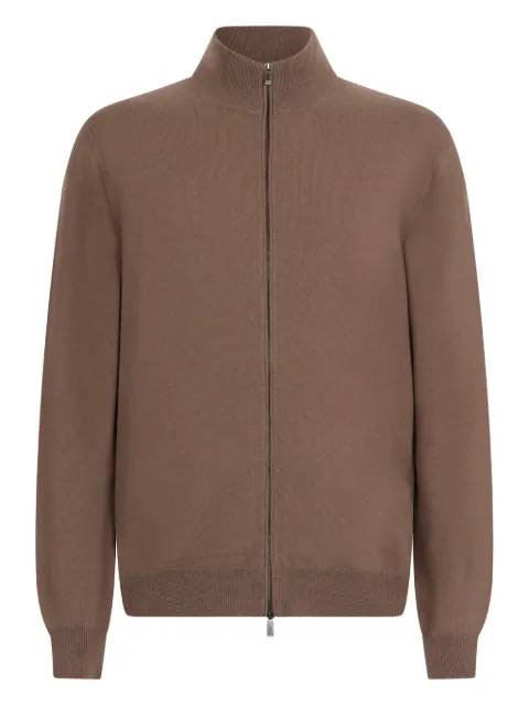 Malo zip-up cardigan