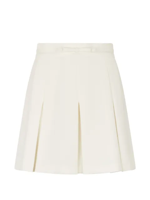 Valentino Garavani bow pleated mini skirt