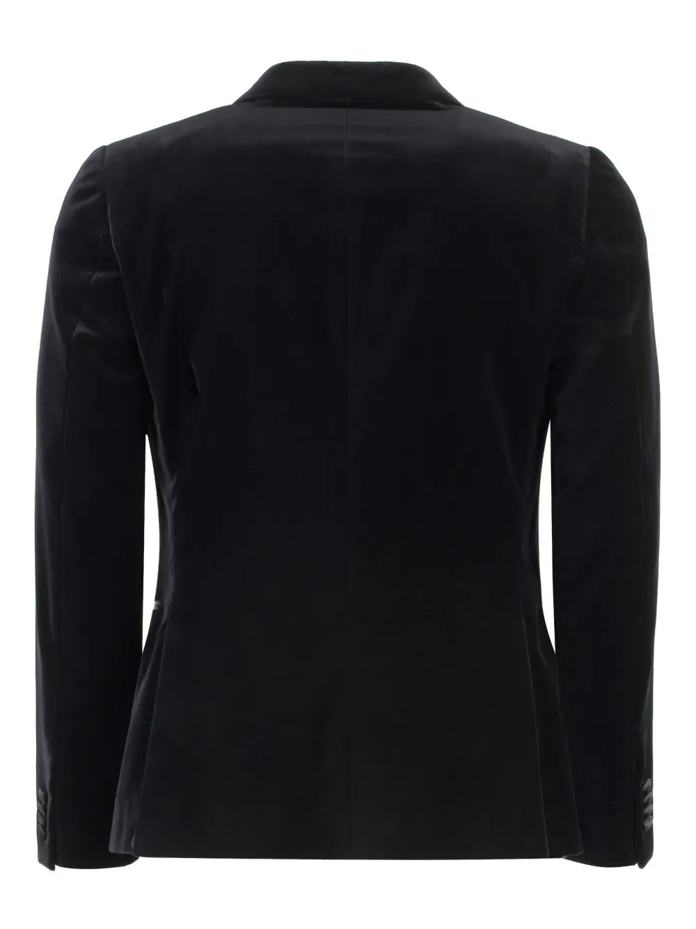 Zegna Velvet Blazer In Schwarz